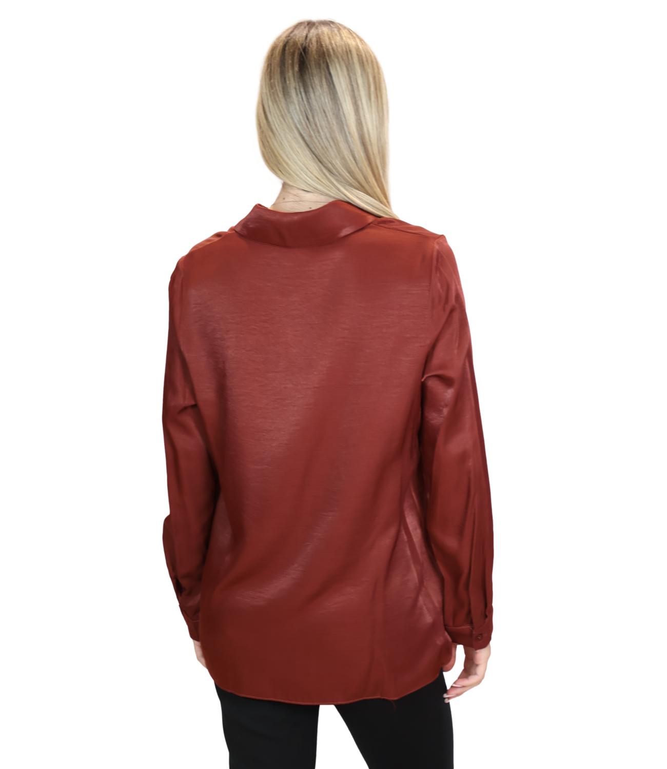 Dixie Camicia Rosso India Donna
