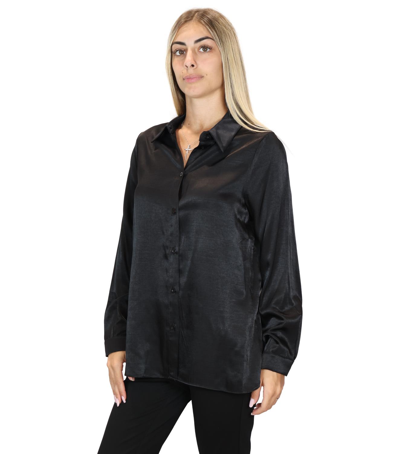 Dixie Camicia Rosso Nero Donna