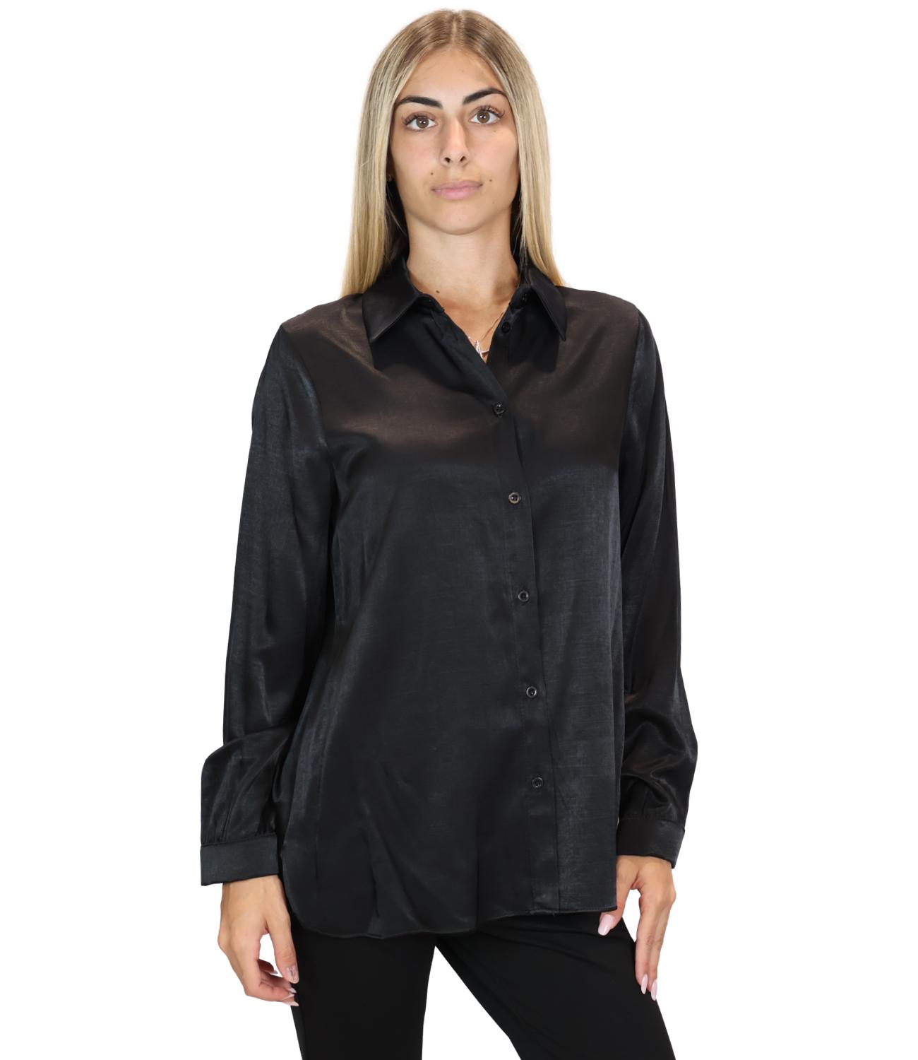 Dixie Camicia Rosso Nero Donna