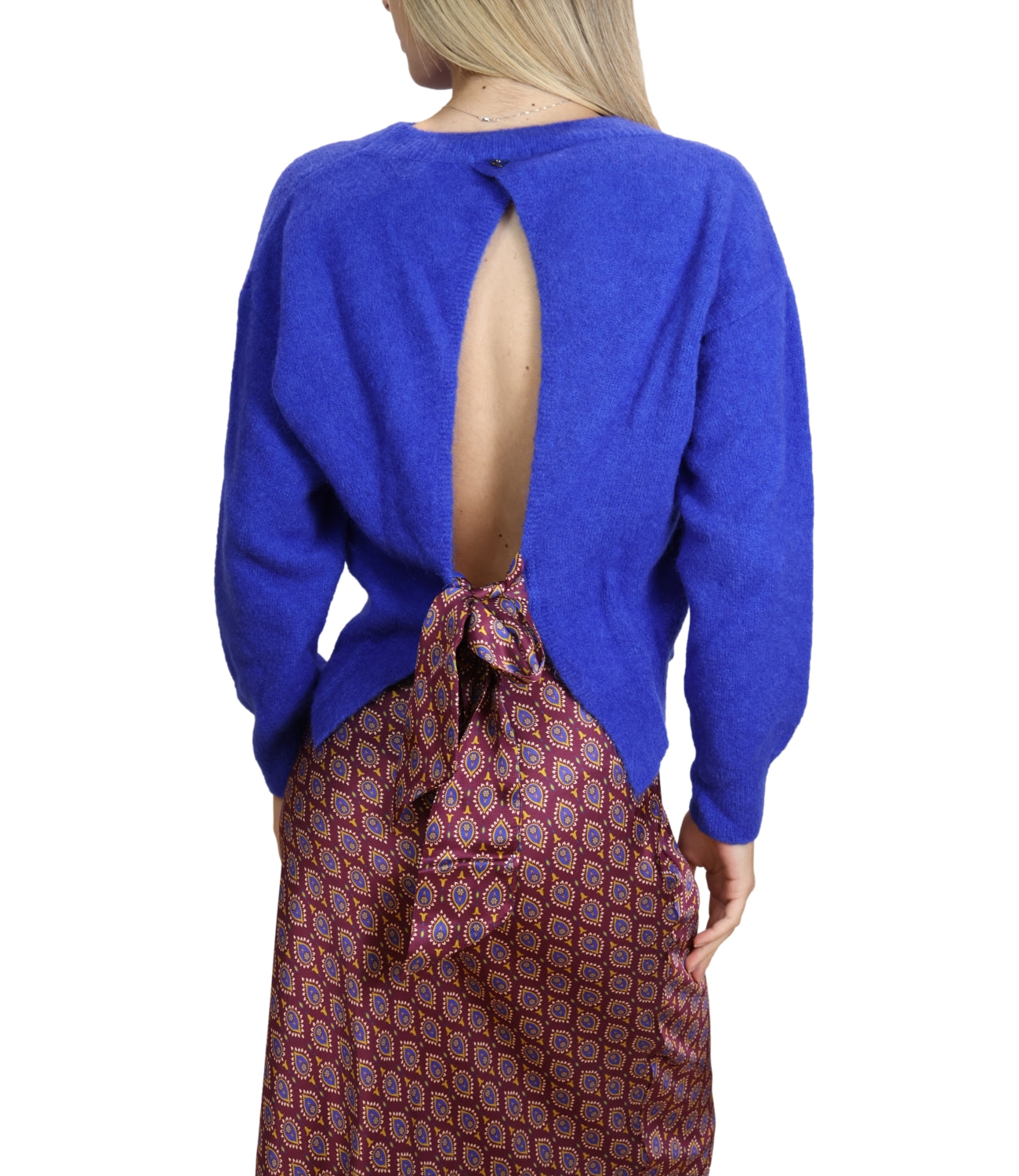 Dixie Maglia Blu Elettrico Donna