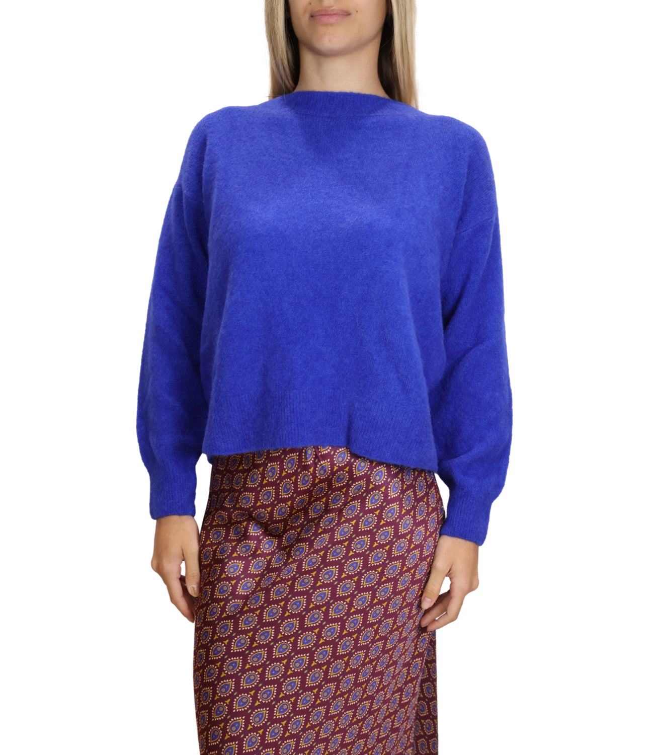 Dixie Maglia Blu Elettrico Donna