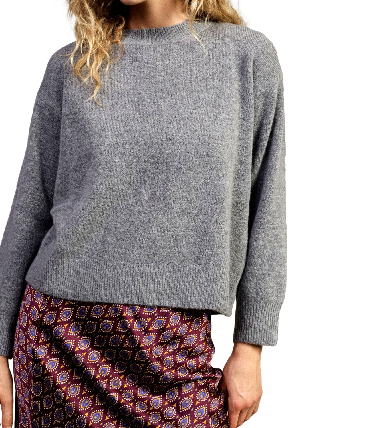 Dixie Maglia Grigio Donna