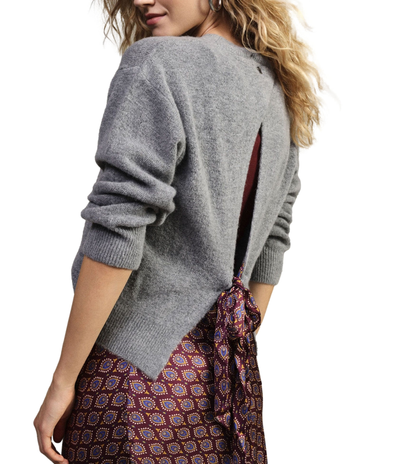 Dixie Maglia Grigio Donna