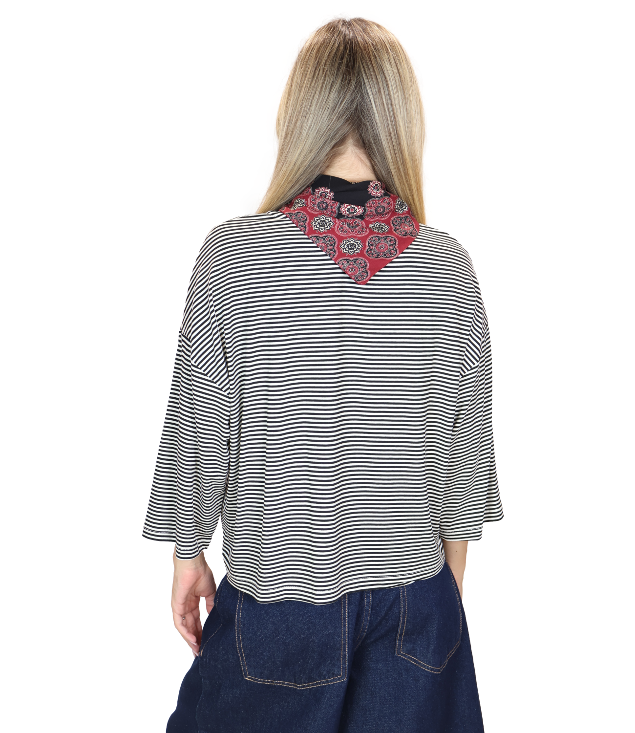 Dixie Maglia Righe Nero Donna