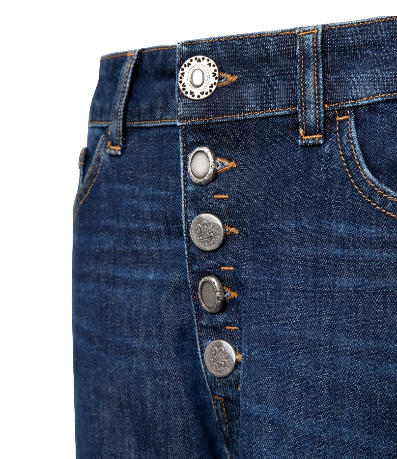 Dondup Jeans Koons Loose Blu Donna