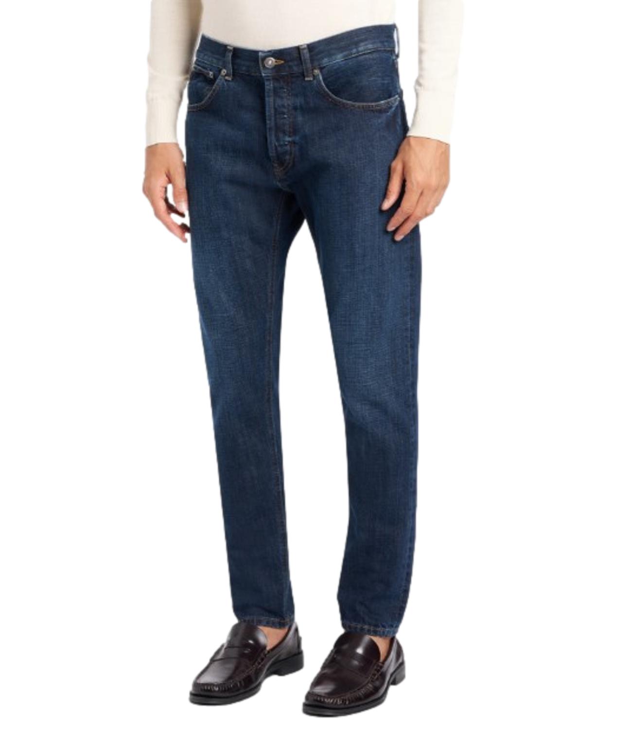 Jeans Dondup George skinny fit uomo blu denim