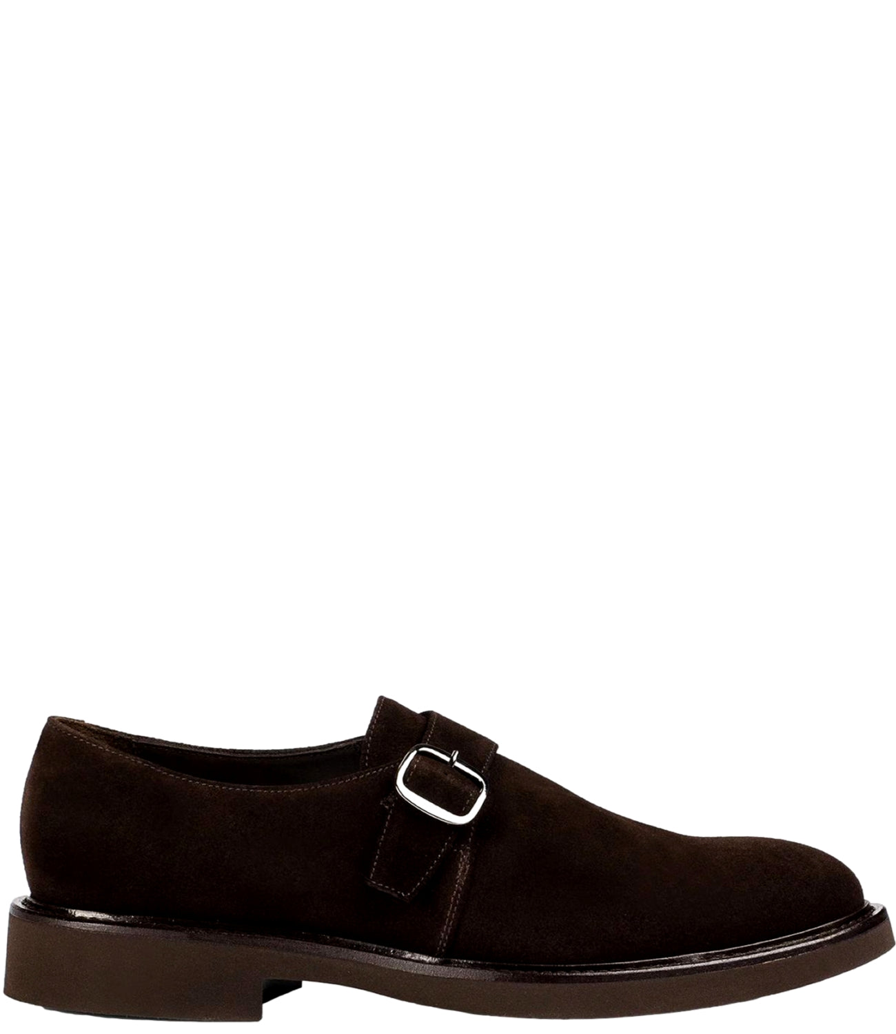 Mocassino Doucal's Mono fibbia Suede Marrone