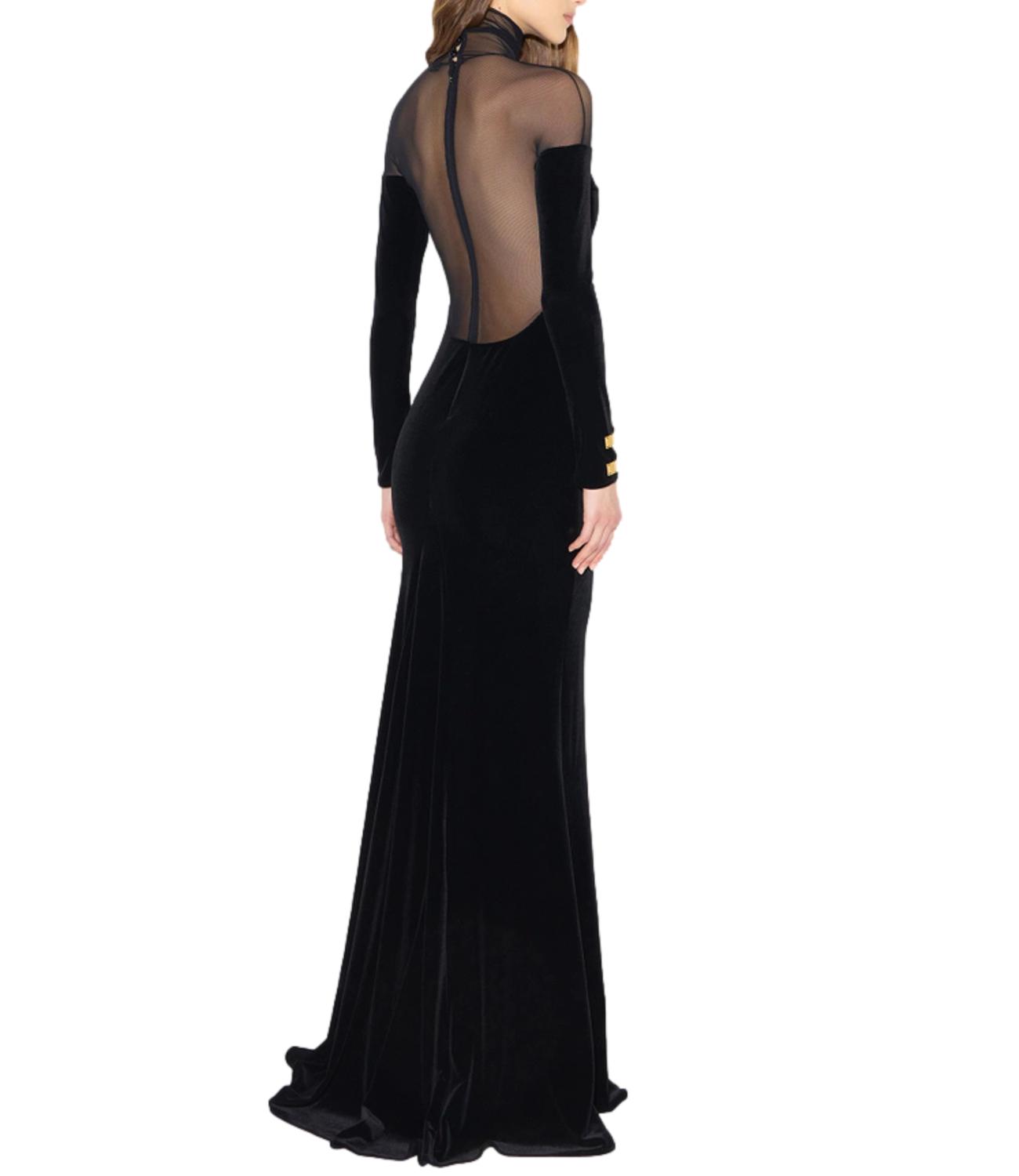 EF Abito Red Carpet in velluto e tulle