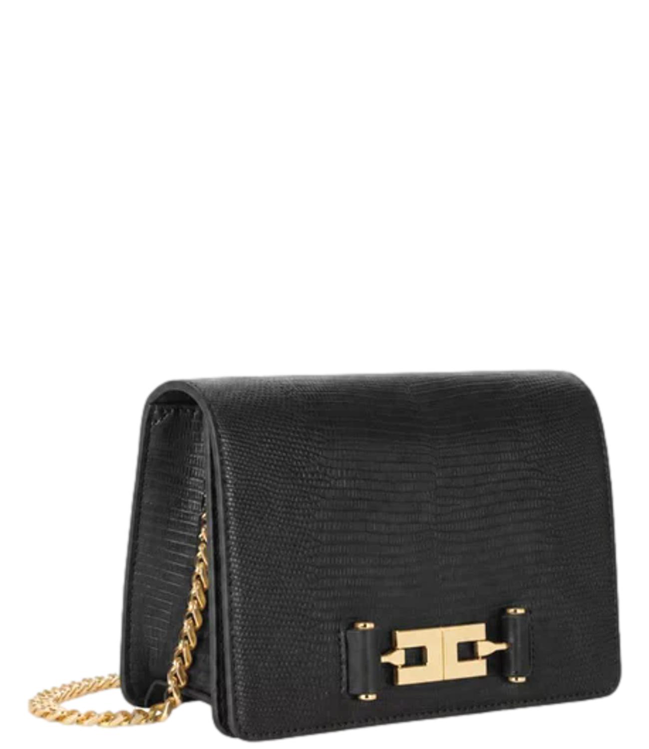 EF Borsa con tracolla chain nero donna