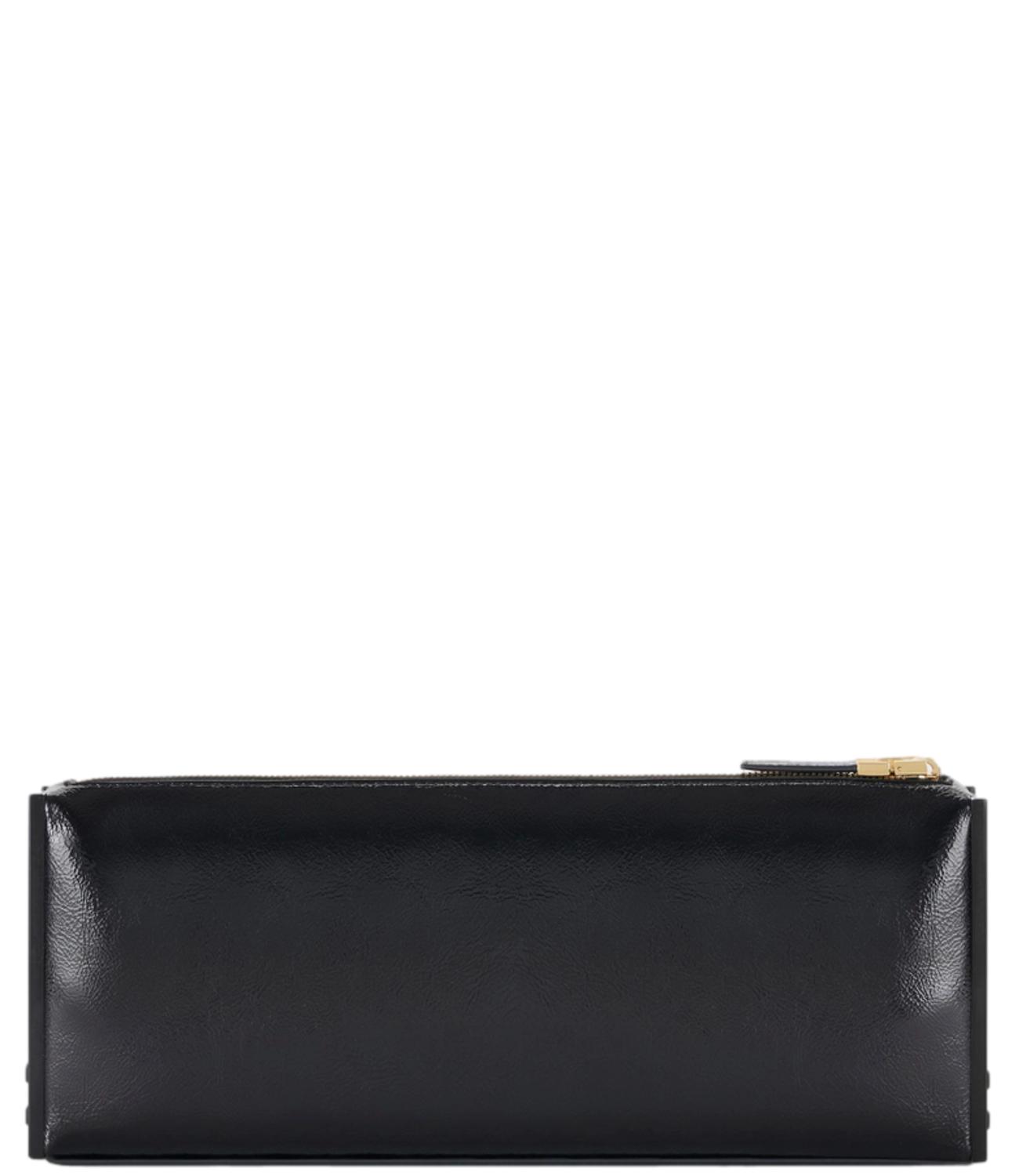 EF Borsa Clutch vernis nero donna