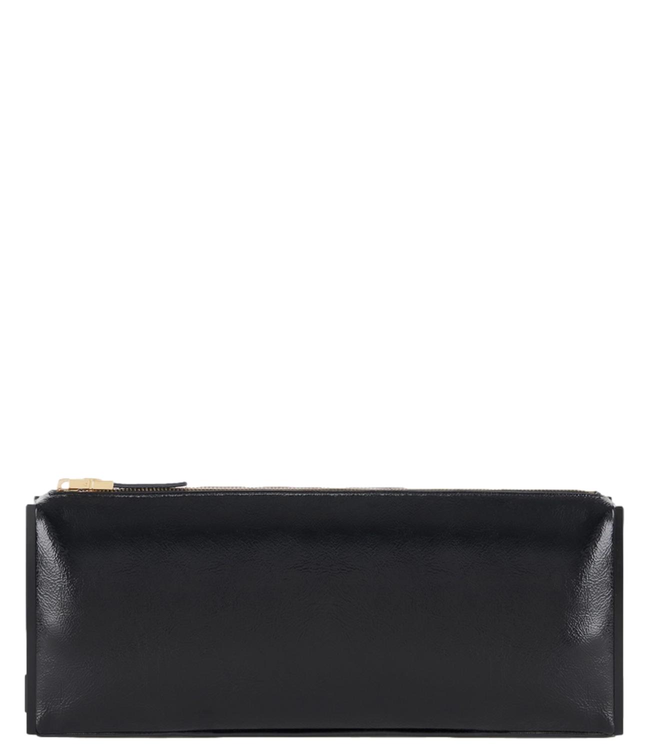 EF Borsa Clutch vernis nero donna