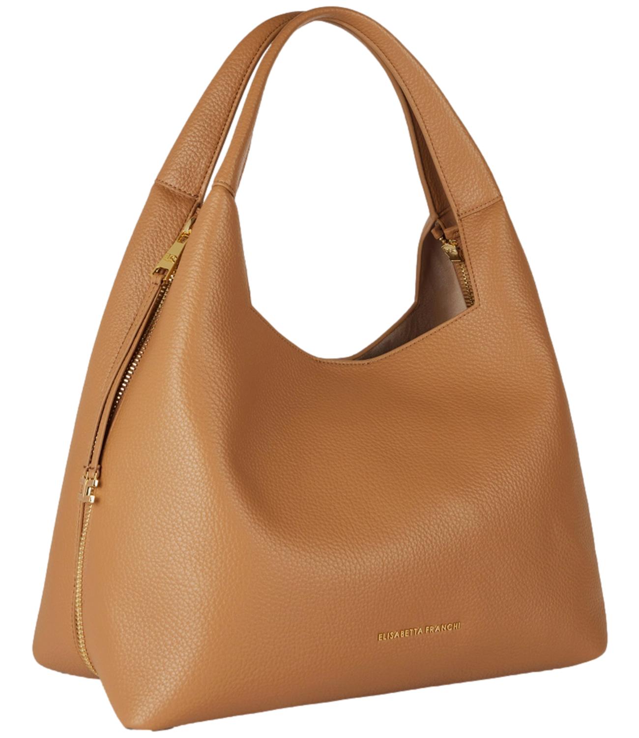 EF Borsa Hobo marrone daino donna