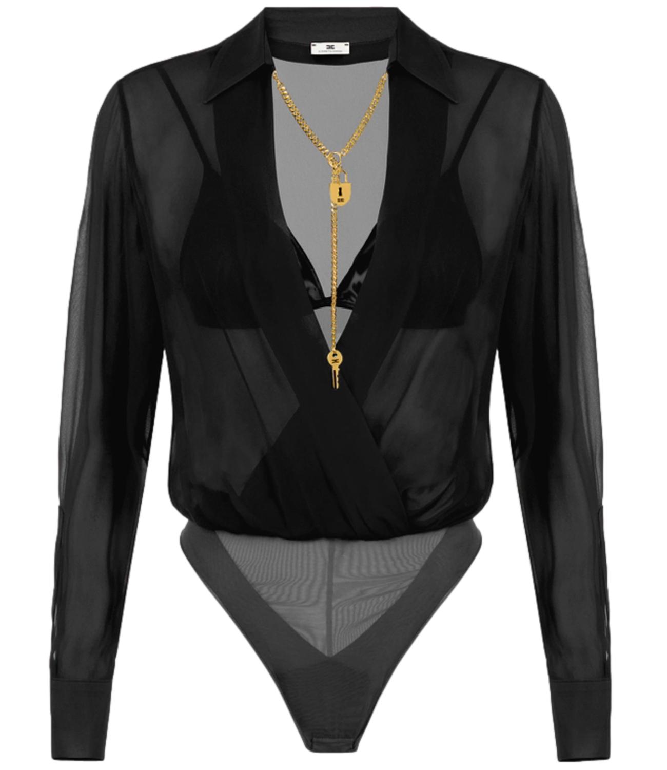 EF Camicia Body nero donna