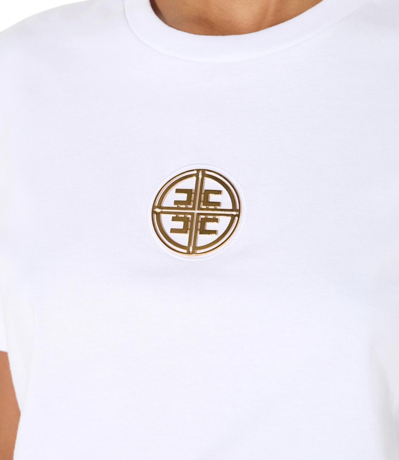 EF T-Shirt in cotone bianco donna