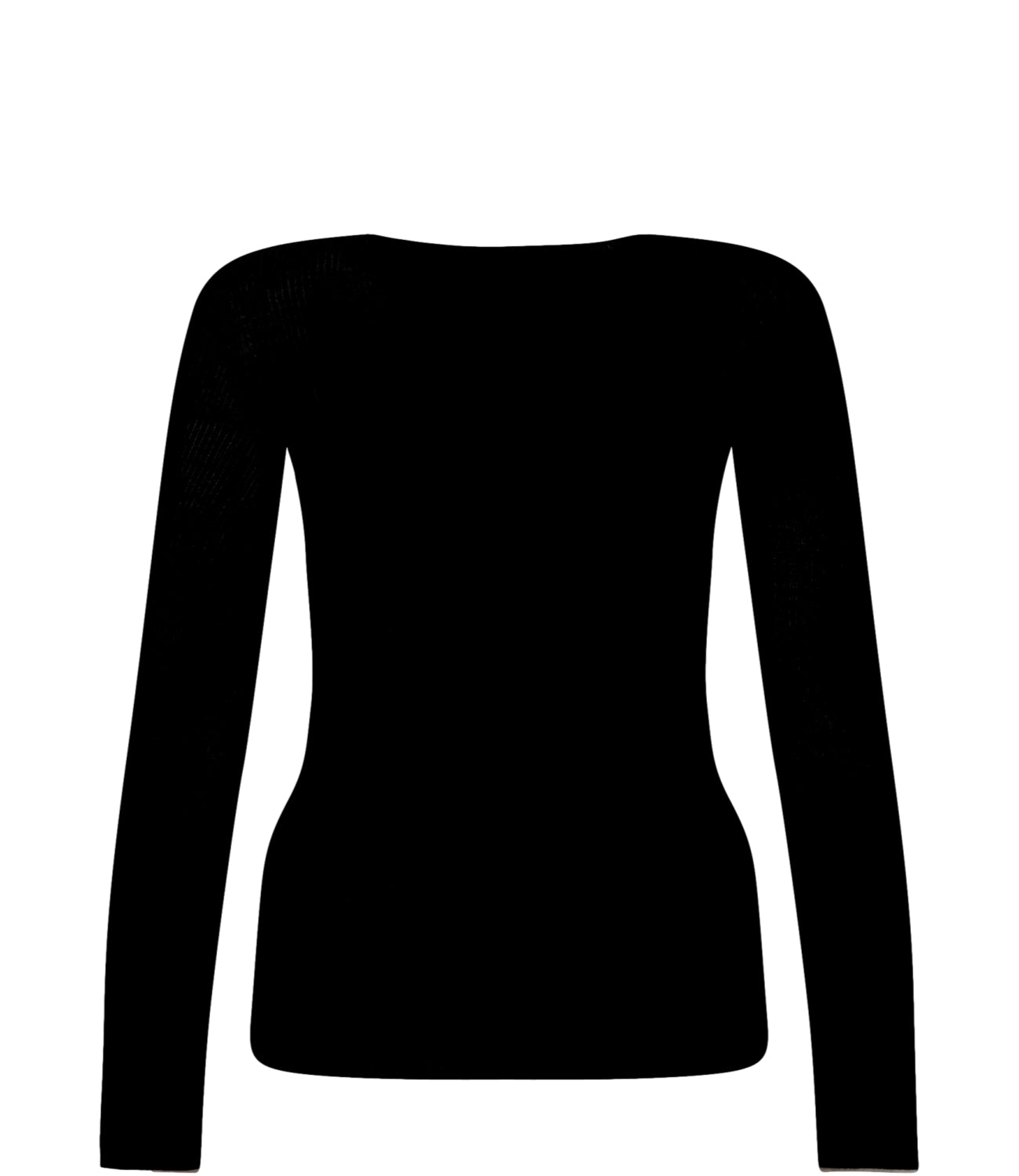 Cardigan Elisabetta Franchi Slim a Costine in Lana con Logo Intarsio Nero