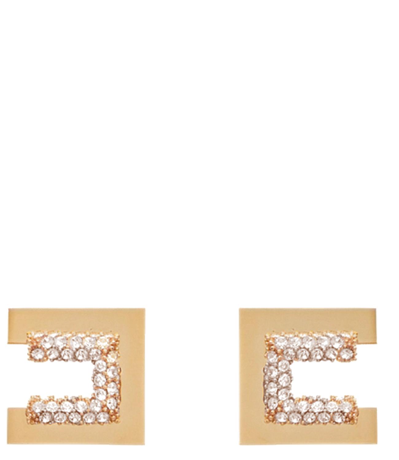 EF Orecchini logo color oro donna