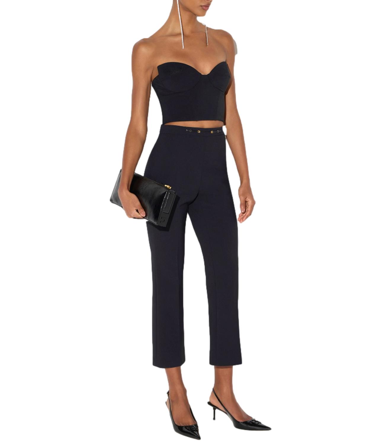 EF Pantalone nero con gioiello donna