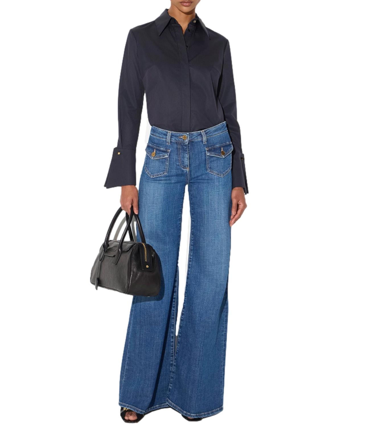 EF Jeans a zampa blue vintage donna