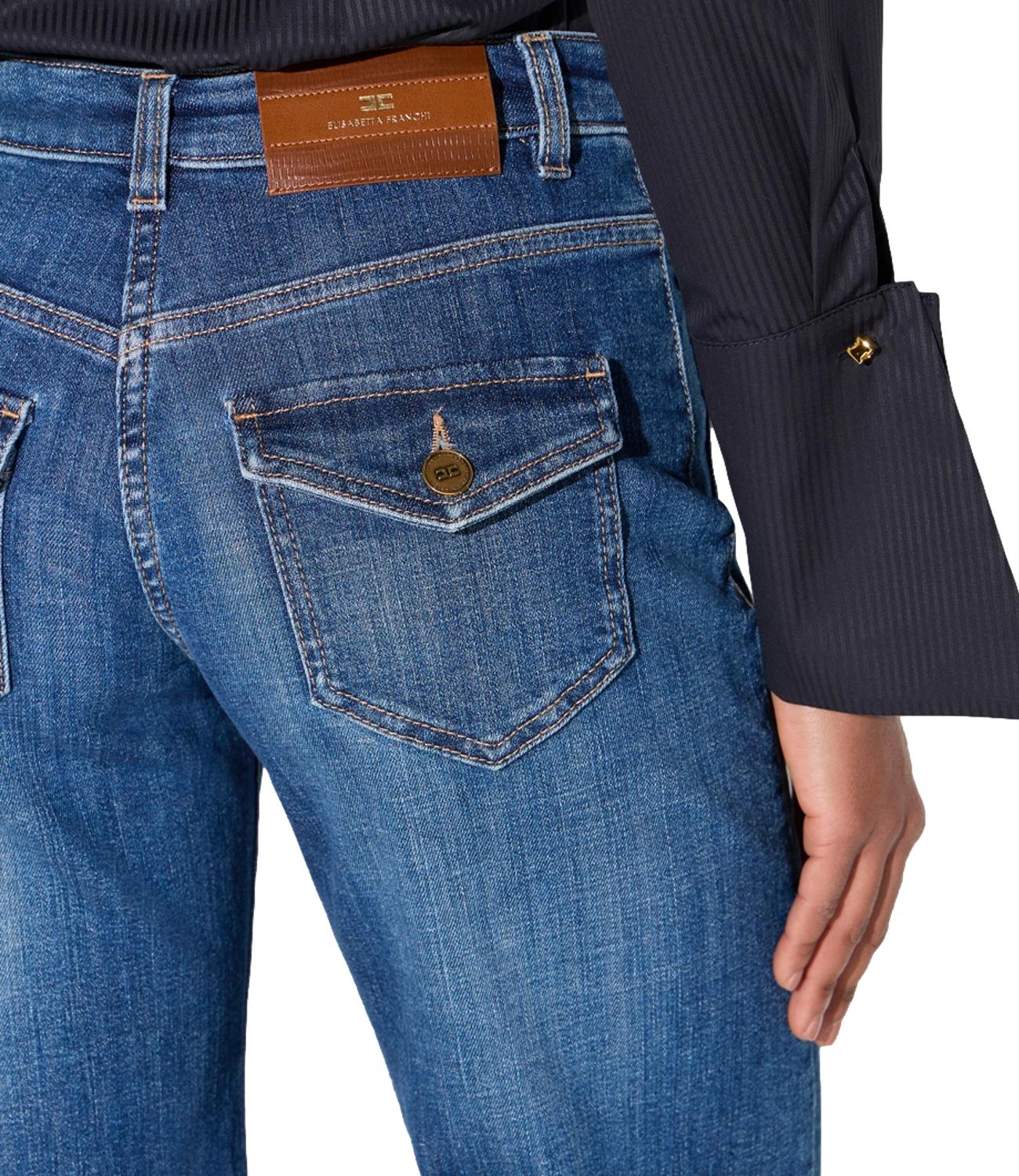 EF Jeans a zampa blue vintage donna