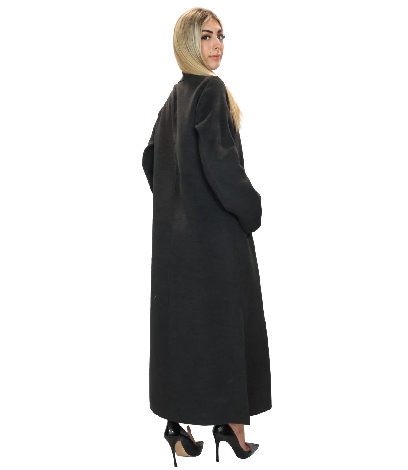 Emme Marella Cappotto Emmacciuga Grigio Scuro Melange Donna