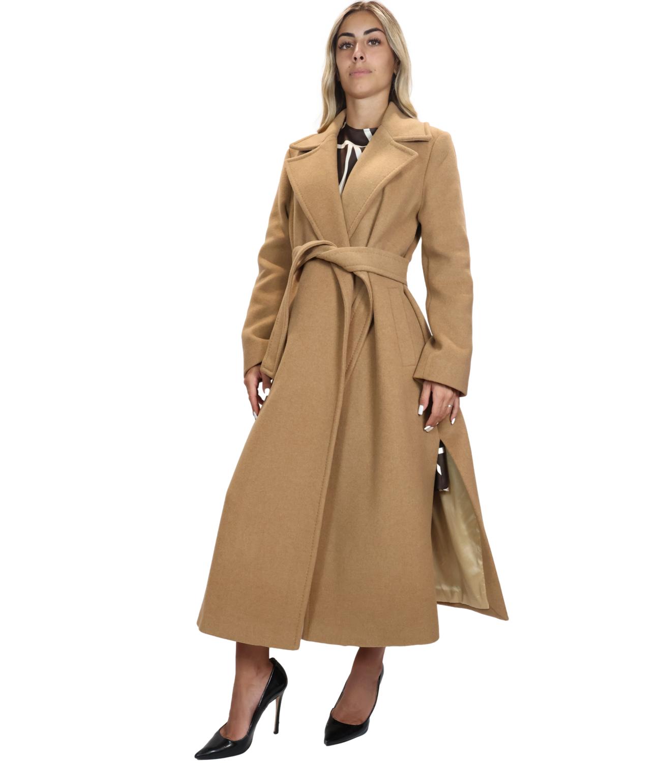 Emme Marella Cappotto Emmcolimbo Miele Donna