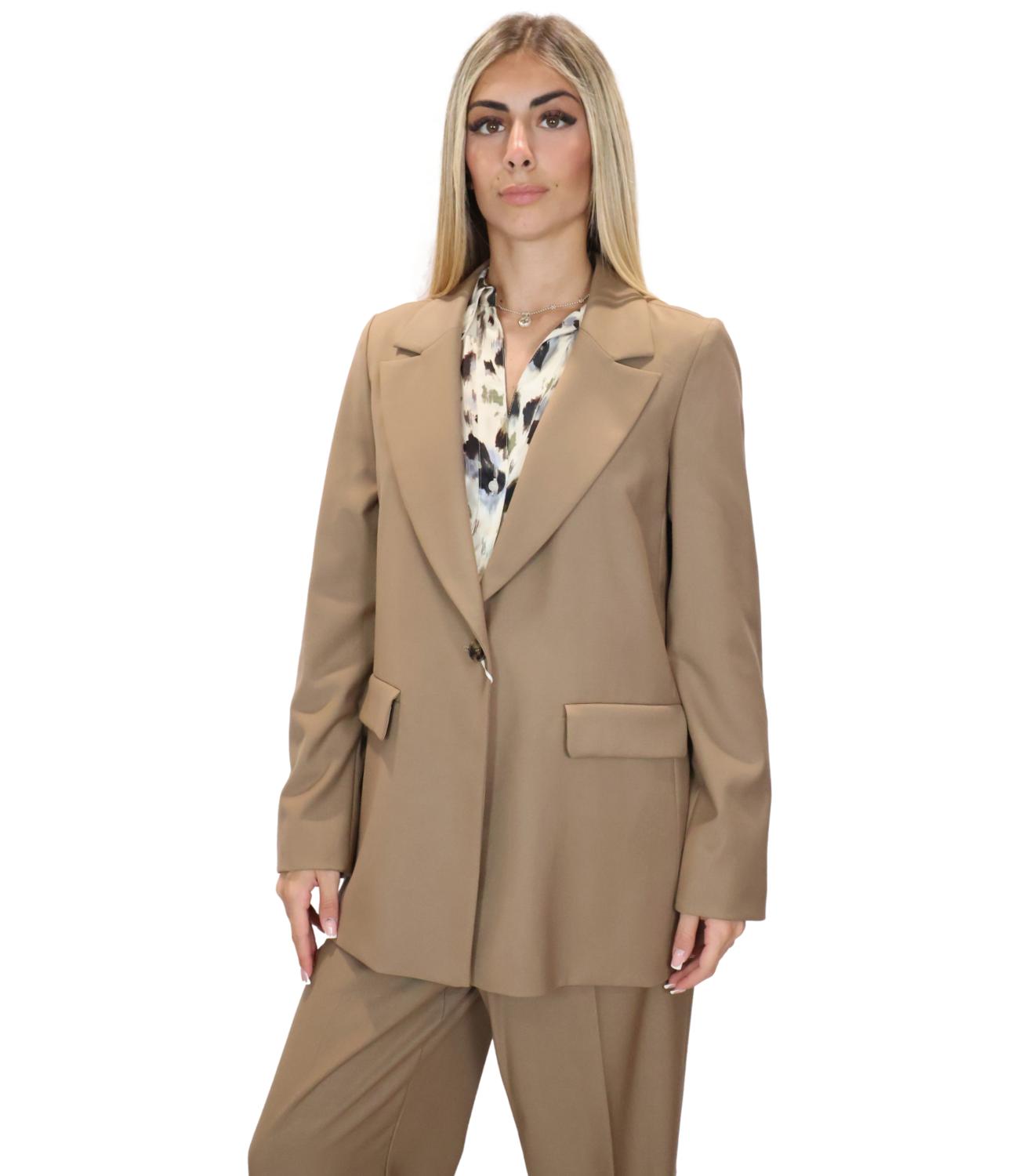 Emme Marella Giacca Emmoro Beige Donna