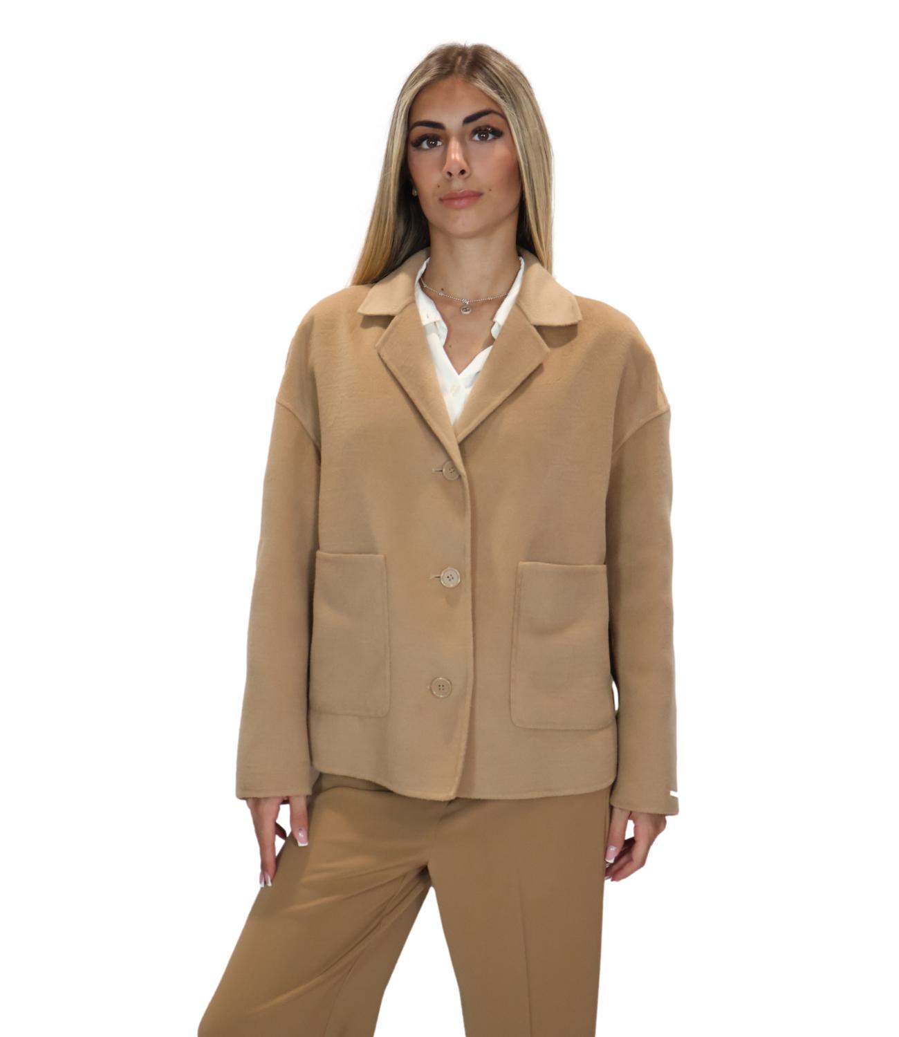 Emme Marella Giaccone Emmflipper Cammello Donna