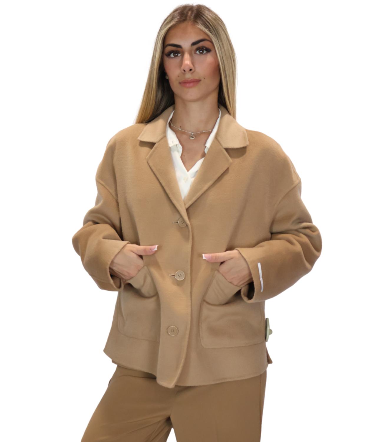 Emme Marella Giaccone Emmflipper Cammello Donna