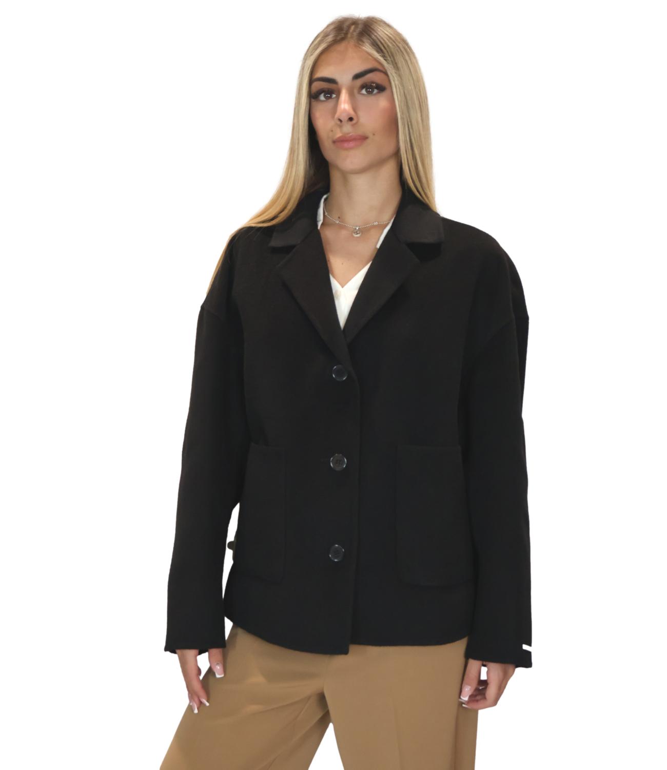 Emme Marella Giaccone Emmflipper Nero Donna