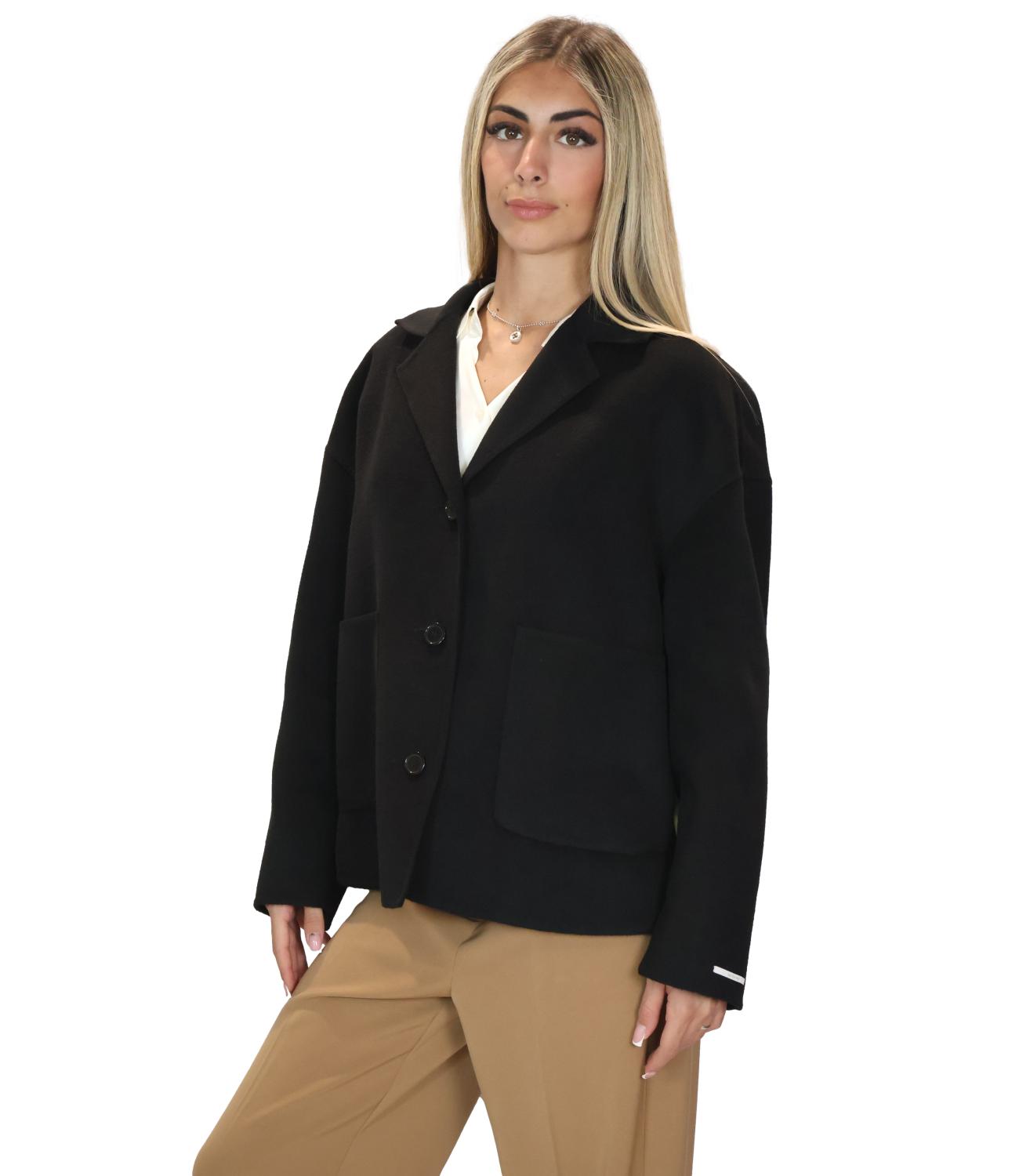 Emme Marella Giaccone Emmflipper Nero Donna