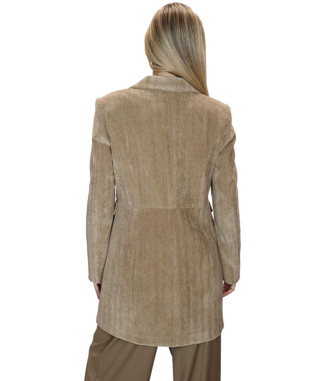 Emme Marella Giaccone Emmverve Beige Donna