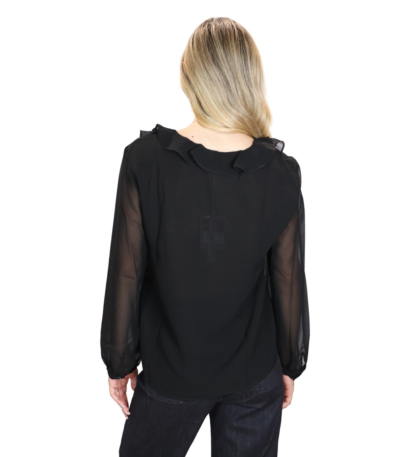Emme Marella Camicia Emmlusso Nero Donna