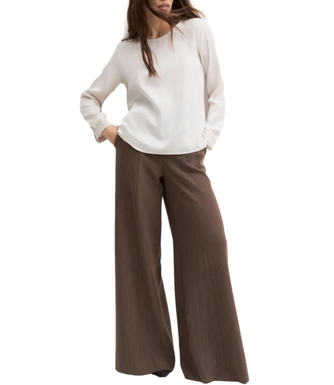 Emme Marella Camicia Emmquinoa Bianco Lana Donna