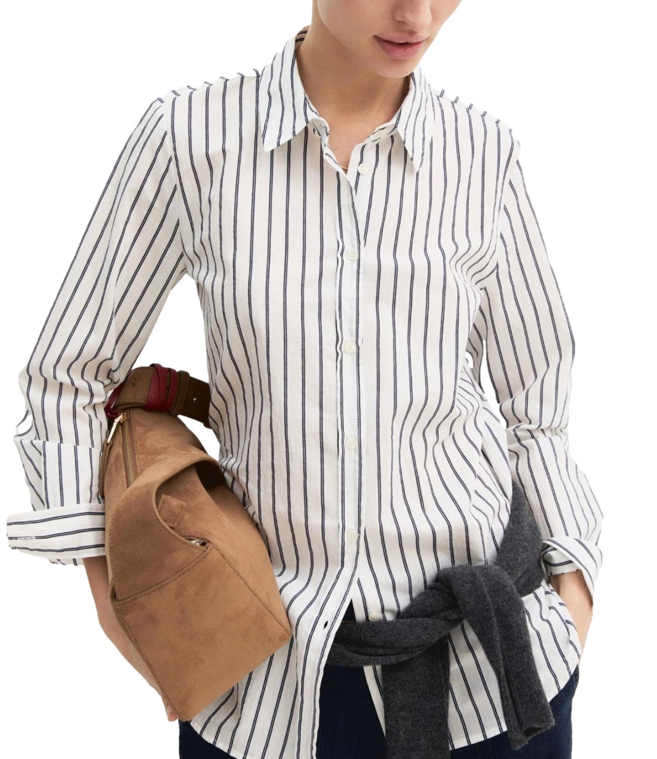 Emme Marella Camicia Emmguglia Bianco Lana Donna