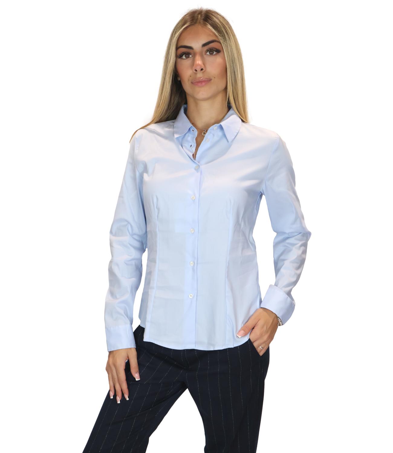 Emme Marella Camicia Emmscalata Celeste Donna