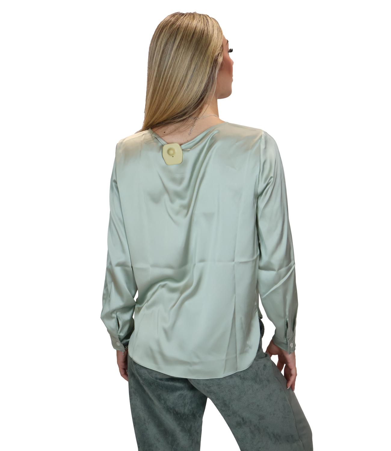 Emme Marella Camicia Emmcursore Verde Opale Donna