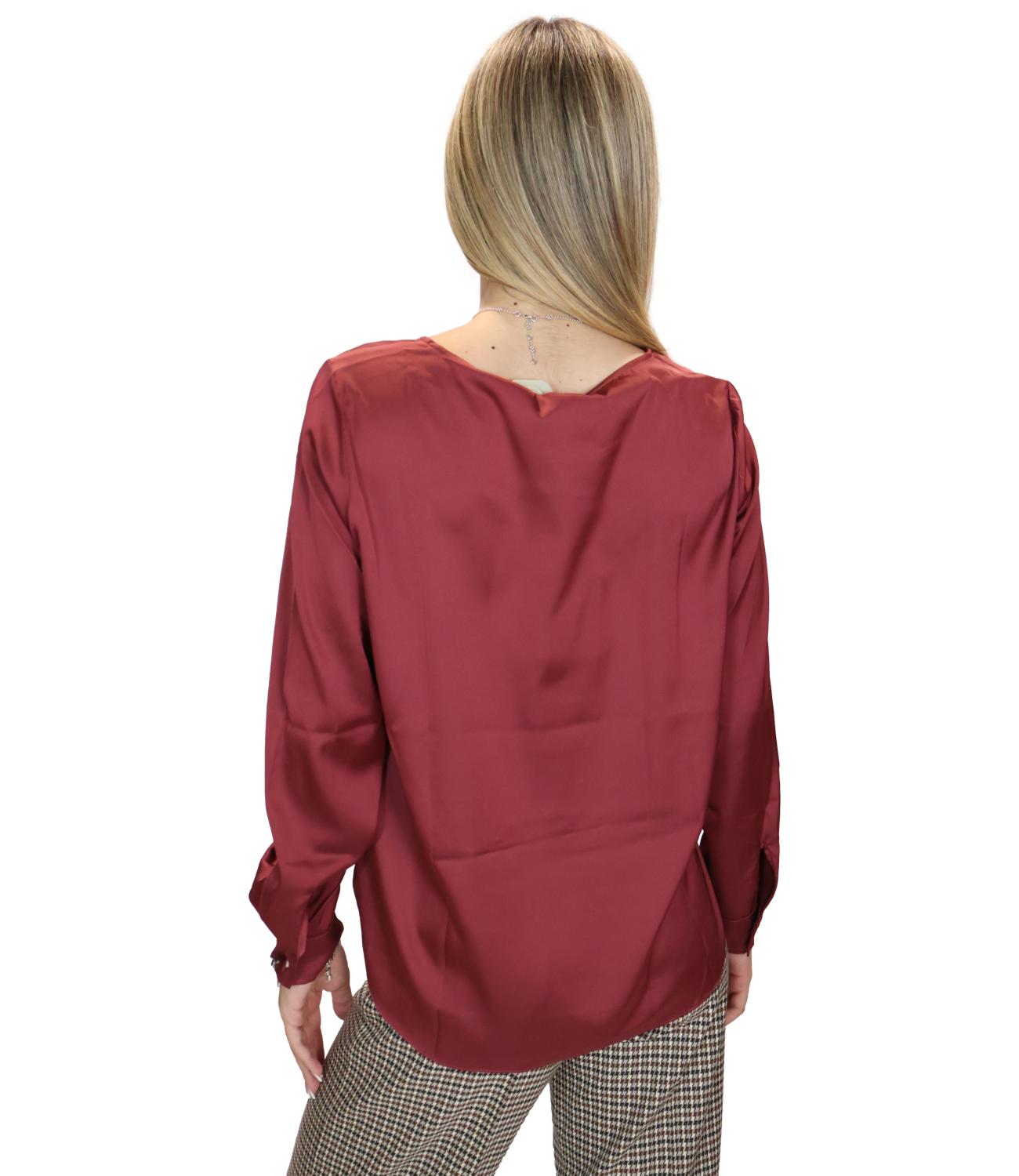 Emme Marella Camicia Emmcursore Mattone Rosso Donna