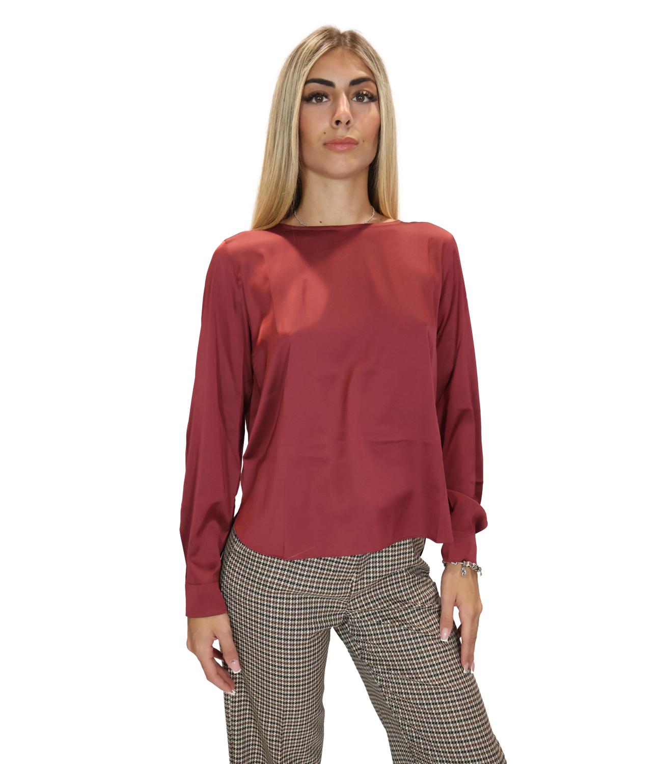 Emme Marella Camicia Emmcursore Mattone Rosso Donna