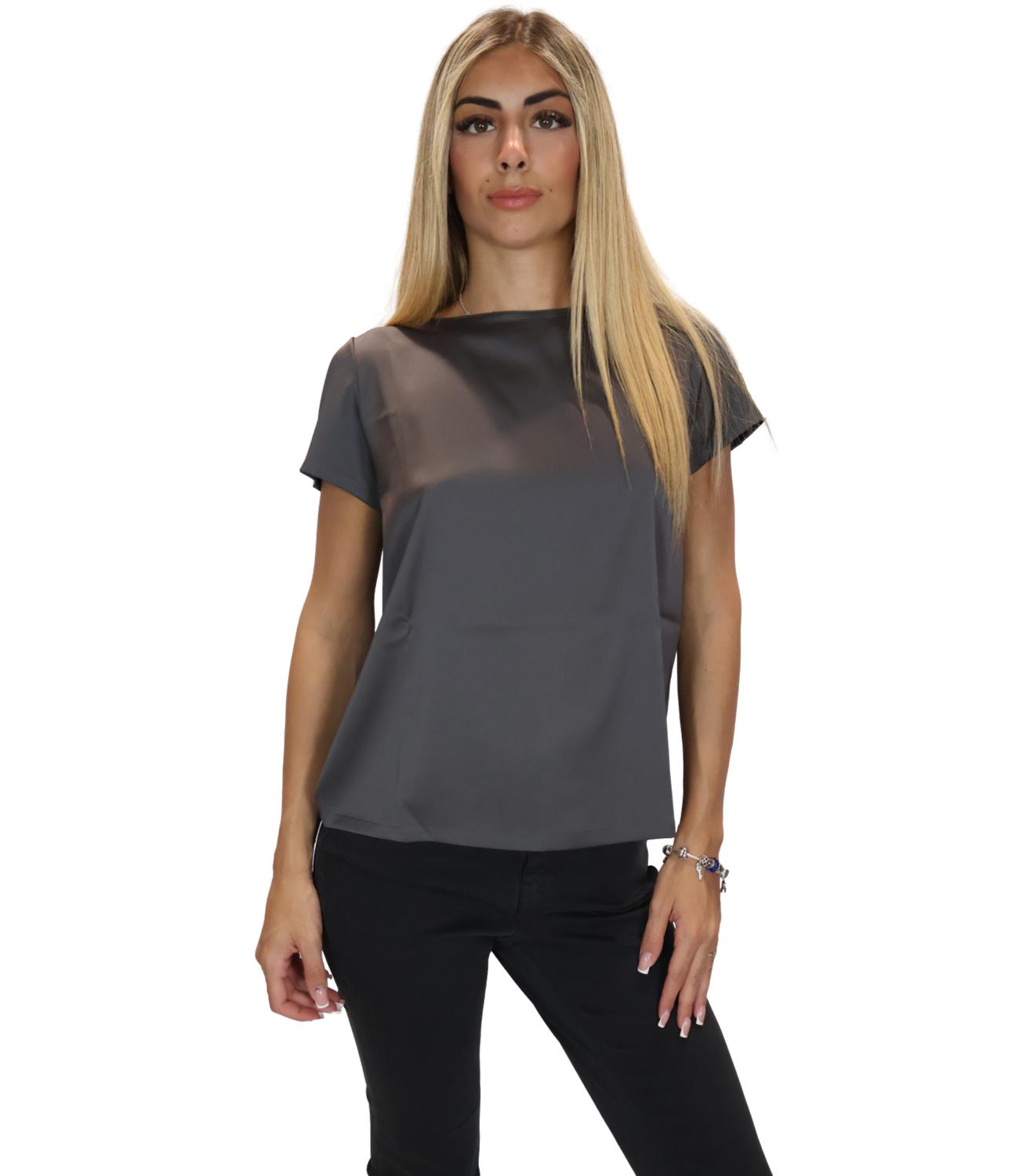 Emme Marella Camicia Emmpanteon Grigio Ardesia Donna