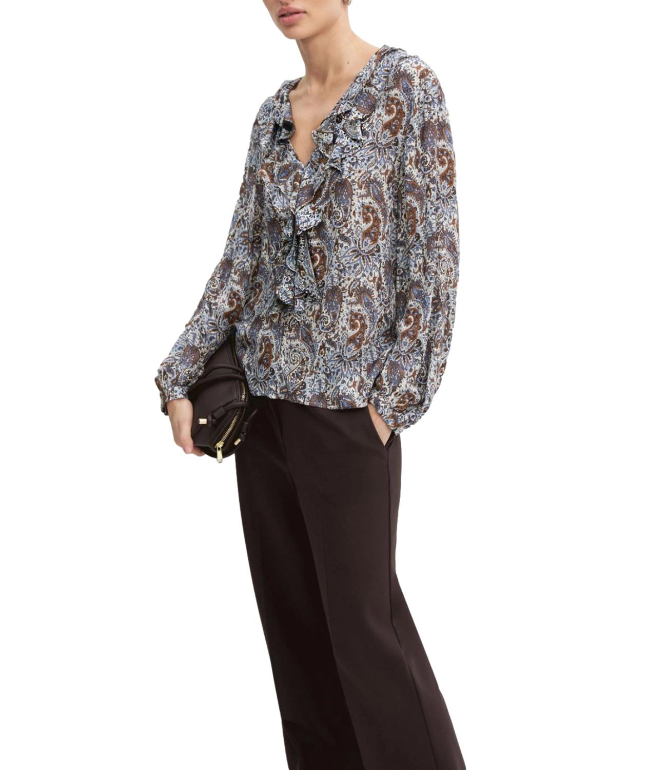 Emme Marella Camicia Emmdonare Bianco Lana Donna