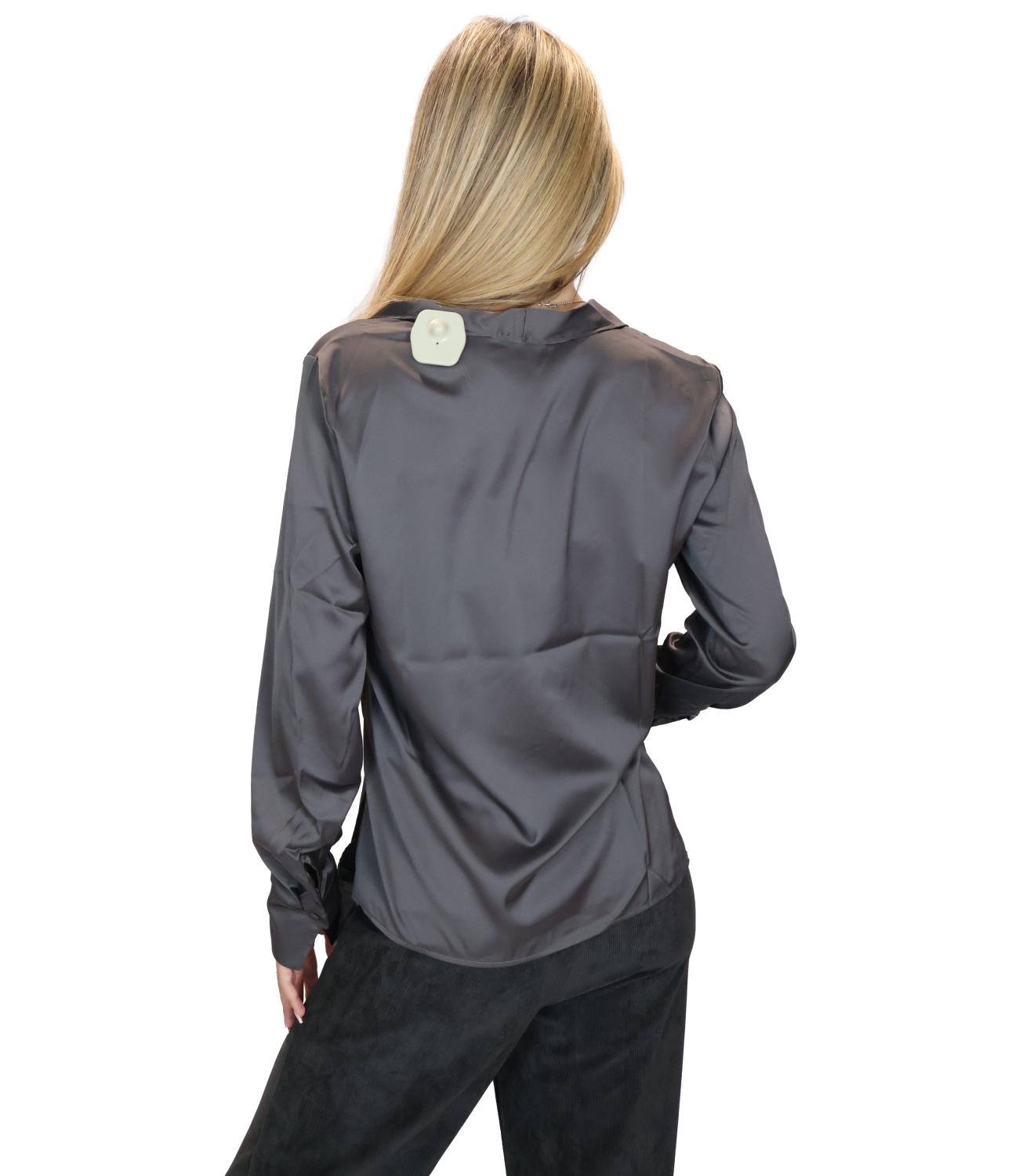 Emme Marella Camicia Emmaggravi Grigio Ardesia Donna