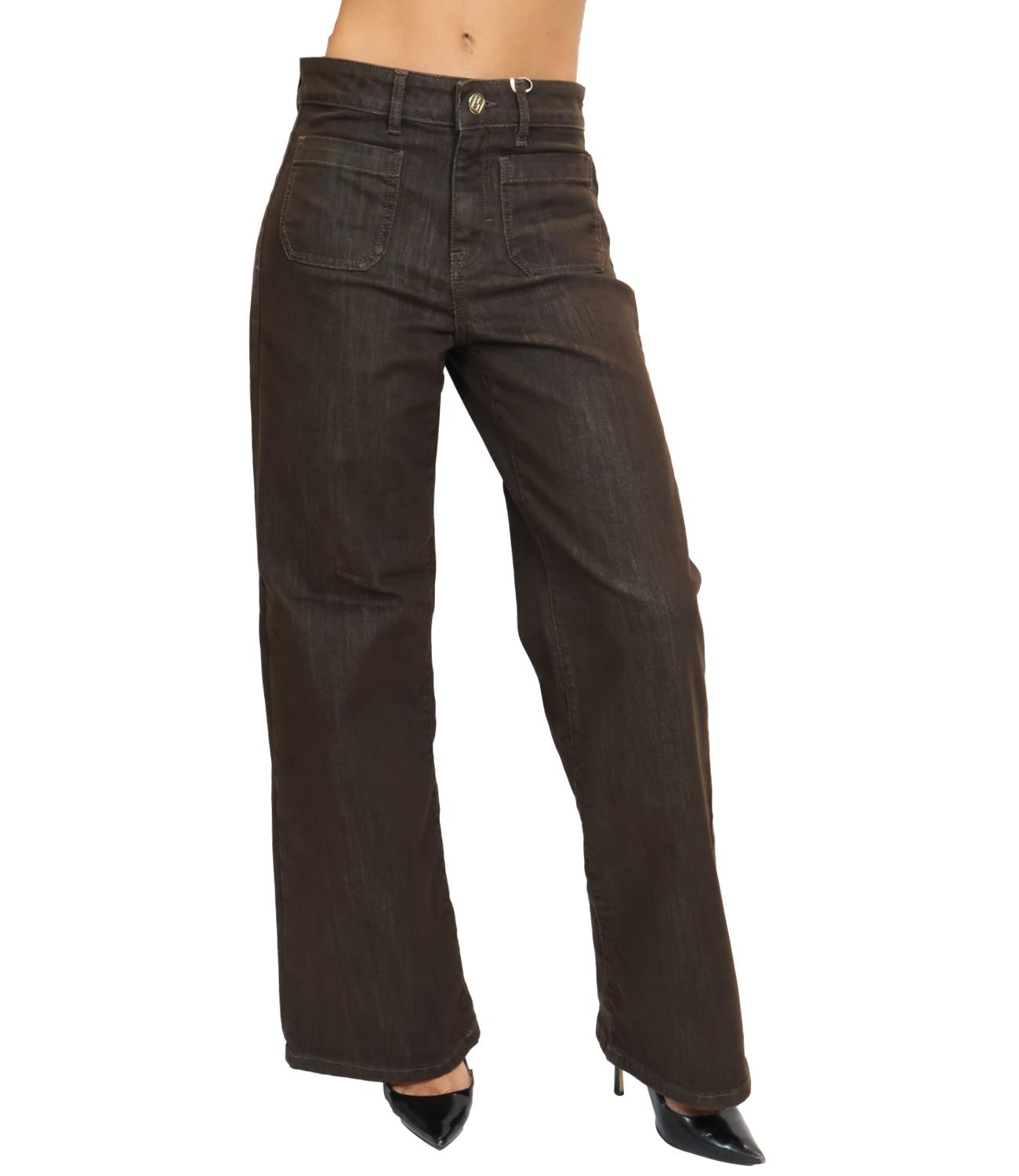Emme Marella Pantalone Emmestro Verde Sottobosco Donna