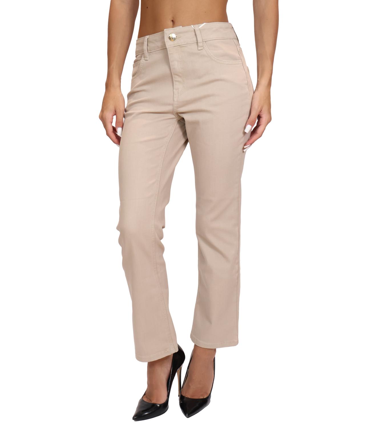 Emme Marella Pantalone Emmmemo Ecru Donna