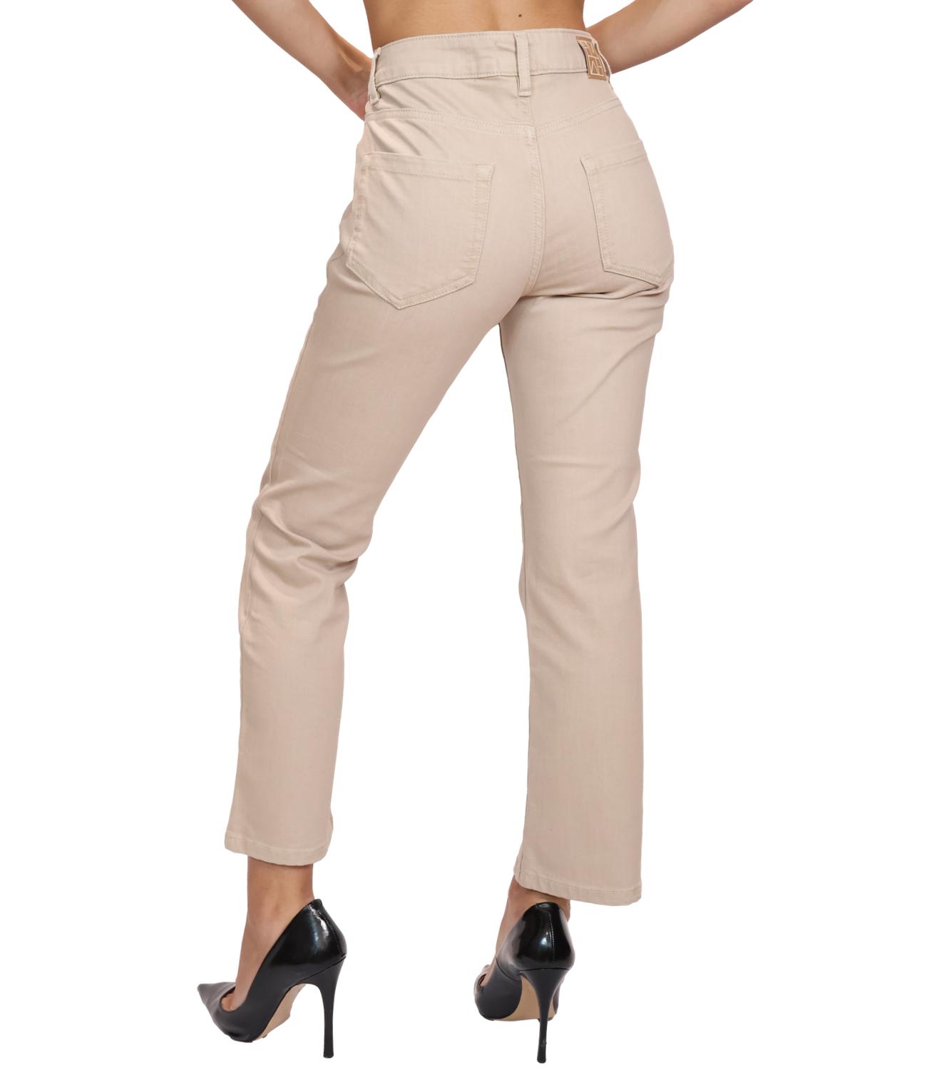 Emme Marella Pantalone Emmmemo Ecru Donna