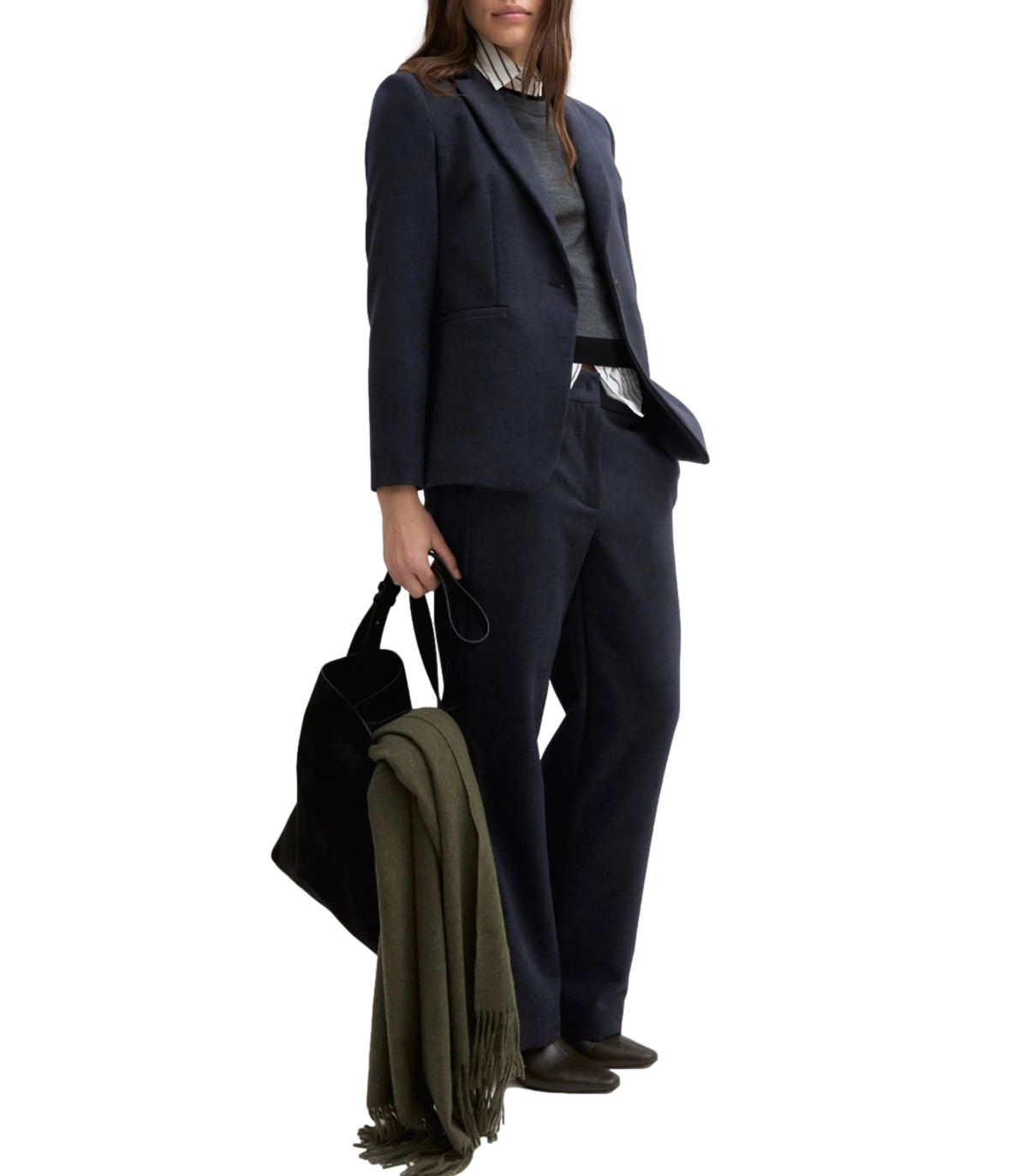 Emme Marella Pantalone Emmbaldi Blu Donna