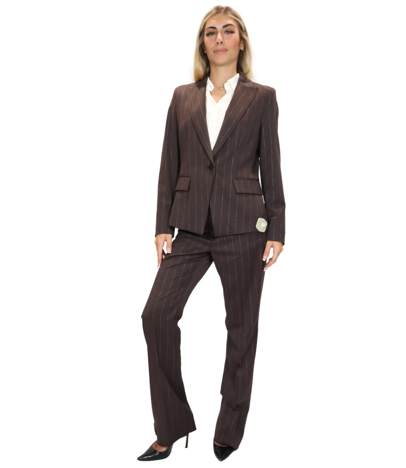 Emme Marella Pantaloni Emmcomodo Testa di Moro Donna