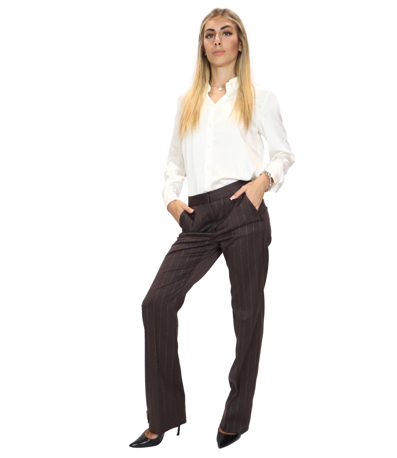 Emme Marella Pantaloni Emmcomodo Testa di Moro Donna