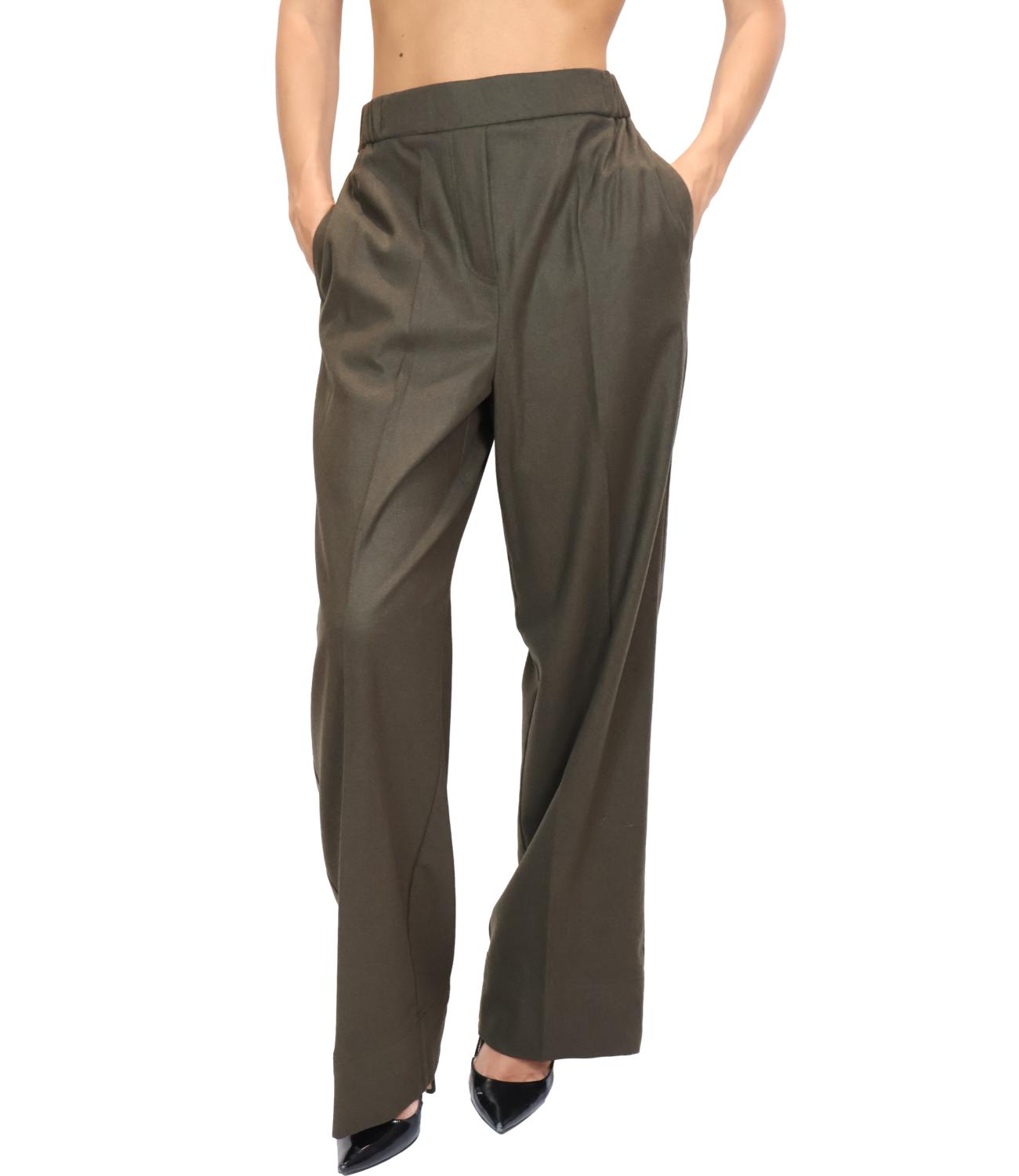 Emme Marella Pantalone Emmteca Verde Militare Donna