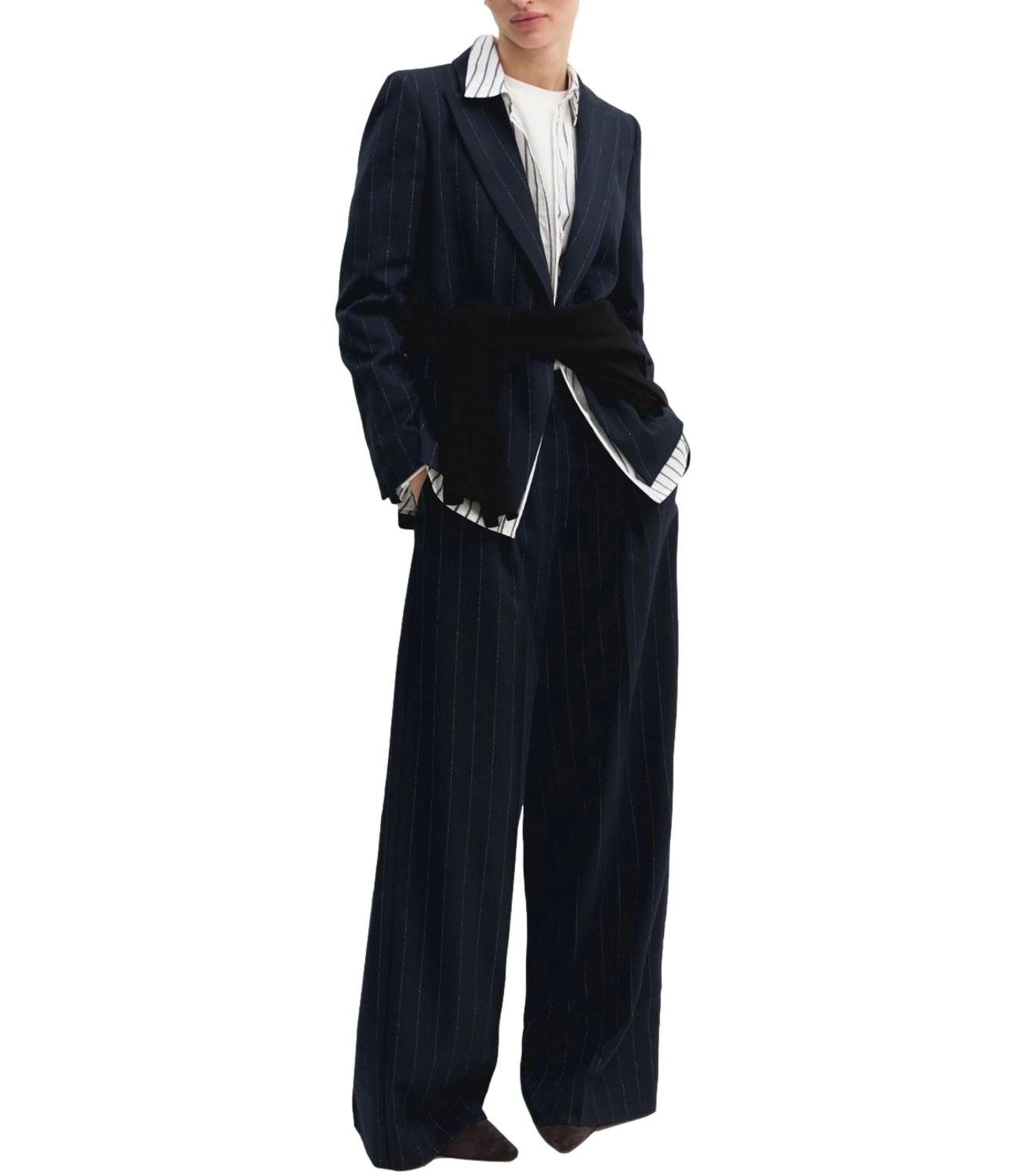 Emme Marella Pantalone Emmbaffo2 Navy Donna