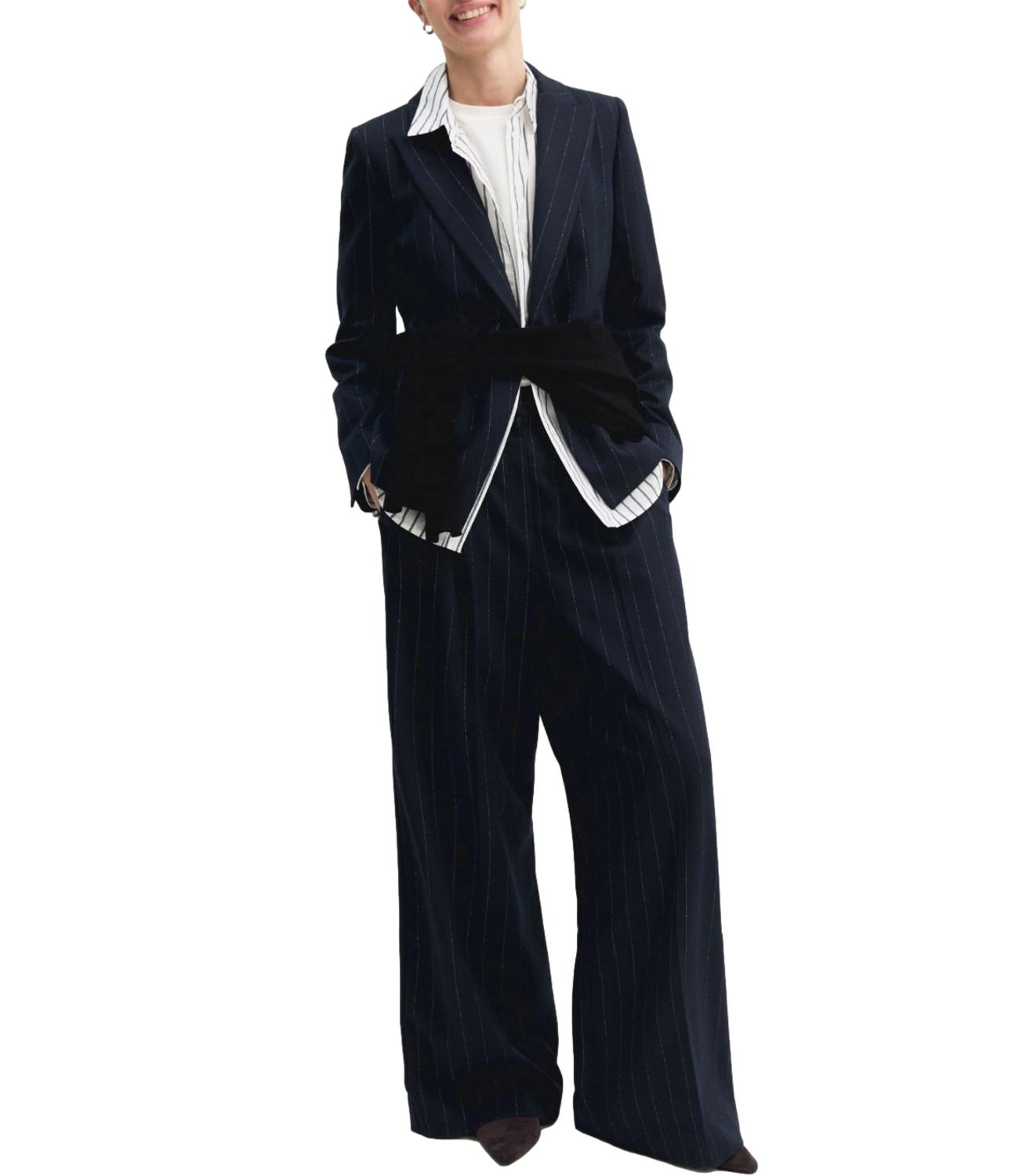 Emme Marella Pantalone Emmbaffo2 Navy Donna